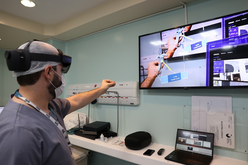 Une opération chirurgicale sans précédent à Joinville utilise des lunettes de réalité augmentée