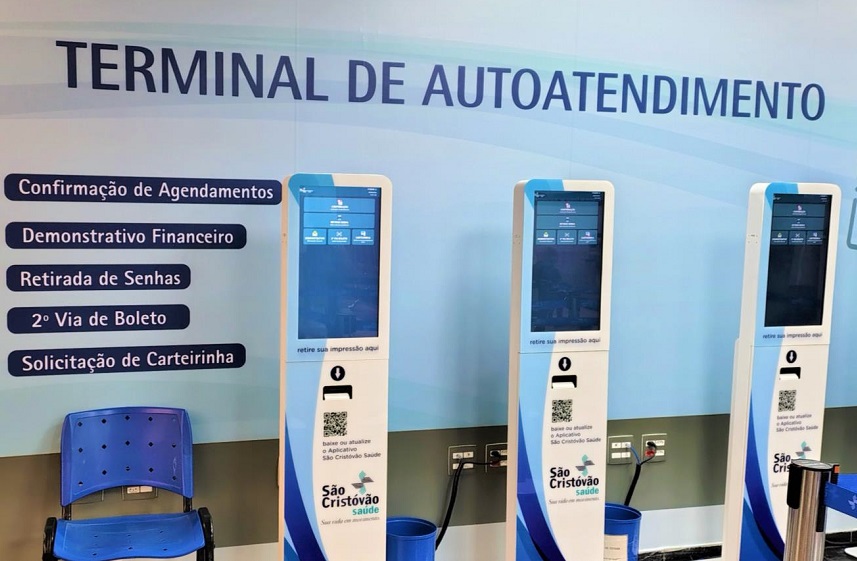 Le groupe São Cristóvão Saúde implémente le totem