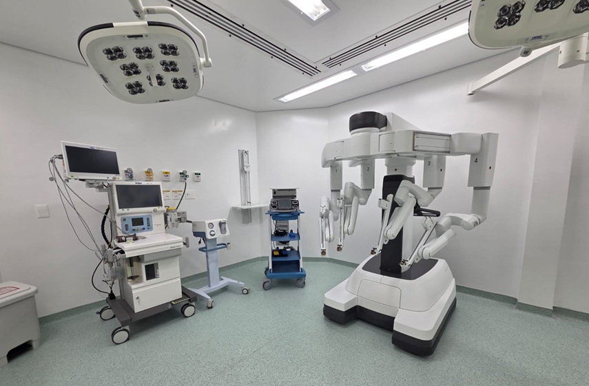 L'hôpital Unimed Bauru dispose désormais d'une nouvelle salle de chirurgie robotique